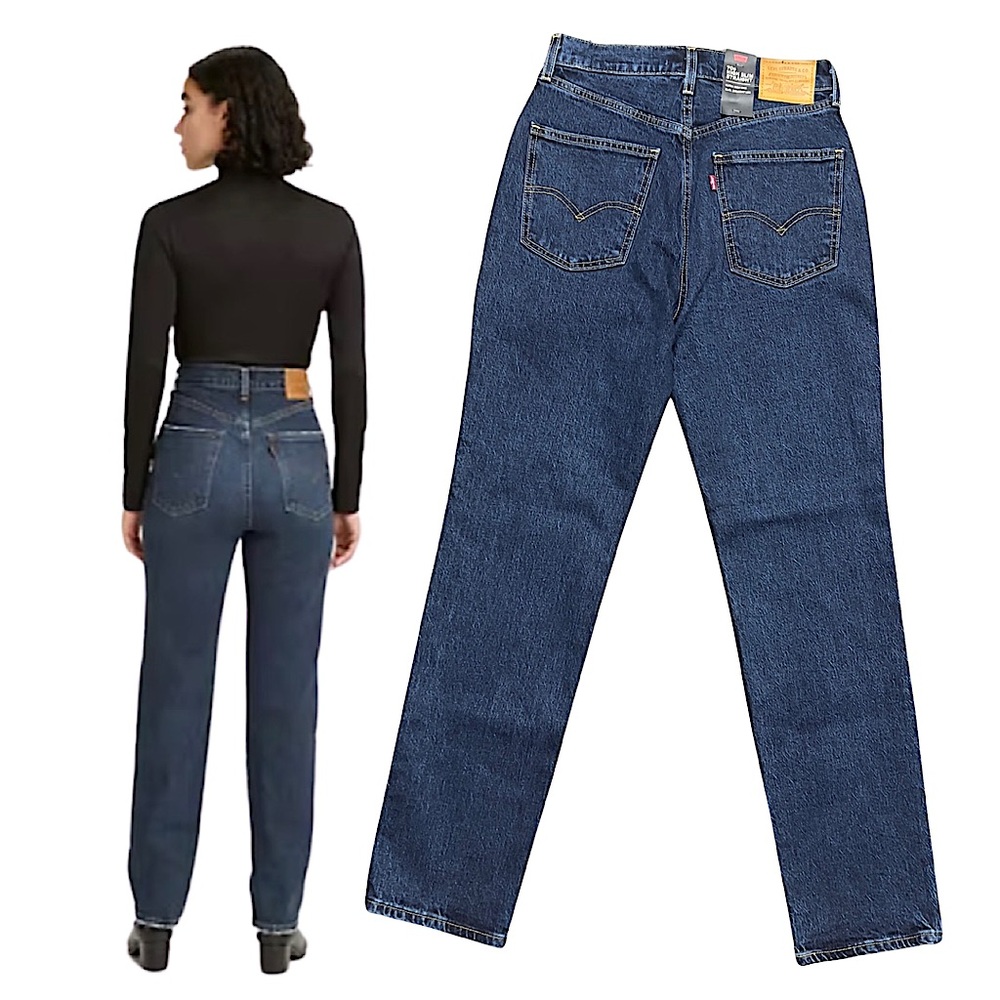 Levis Premium 70s High Slim Straight Jean Sonoma Wash